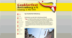 Desktop Screenshot of gauklerfest.net