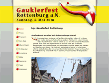 Tablet Screenshot of gauklerfest.net